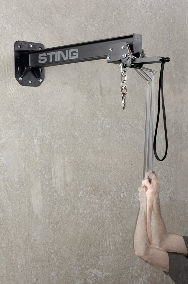 Punching Bag Wall Bracket with Pulley System